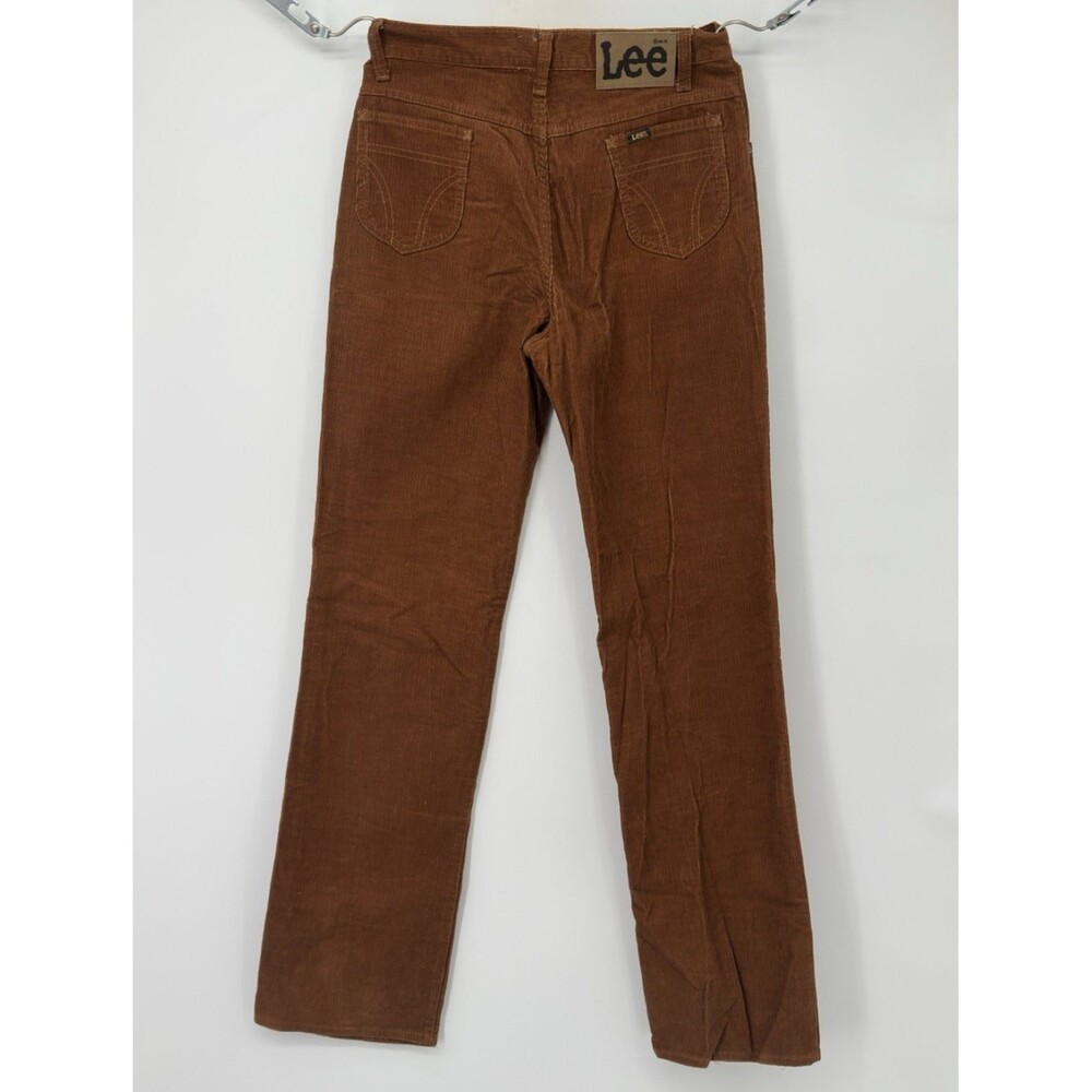 VINTAGE Lee Riders Pants size 24Corduroy Made In USA Deadstock Rusty color‎